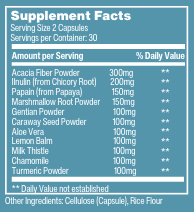 Novi 2-Step Travel Digestion Supplement